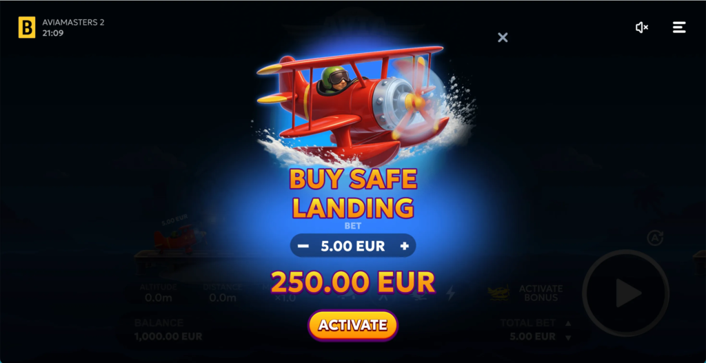 Aviamasters 2 zrzut ekranu — ekran główny